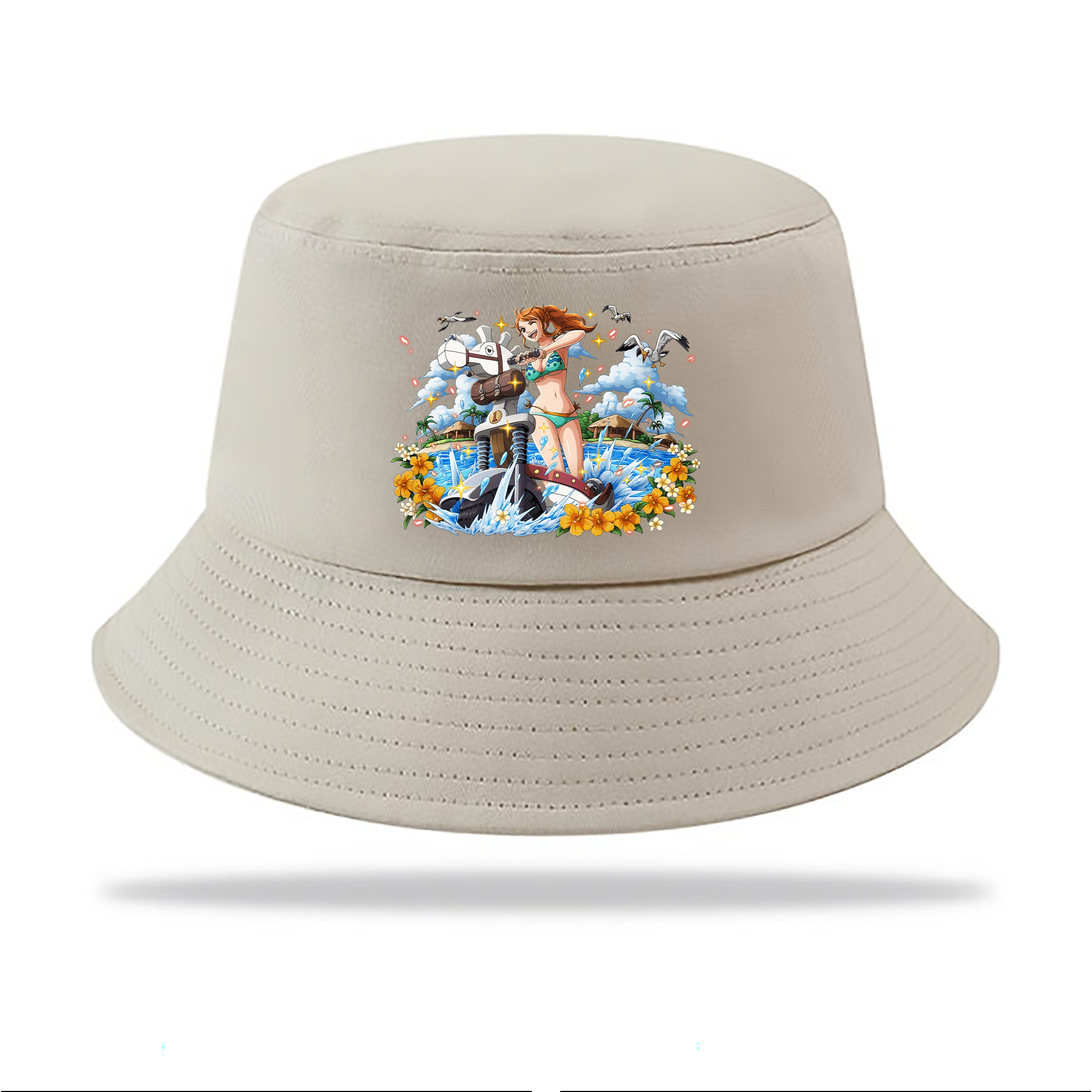（画像用） ワンピース ナミ ONE PIECE Nami アウトドア日除けバケットハット